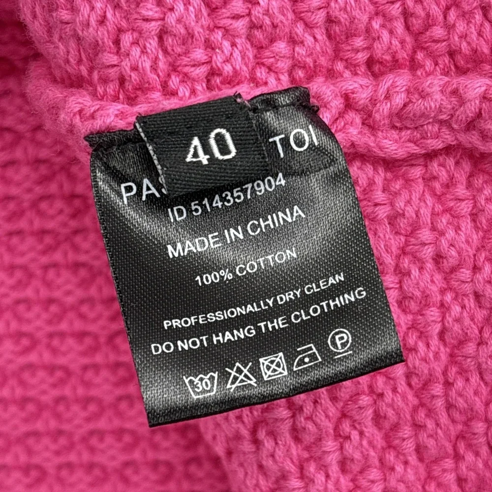 Dodo Bar Or Skirt Small 40 Pink‎ Textured Knit Mini Drawstring Pas Pour T Waffle